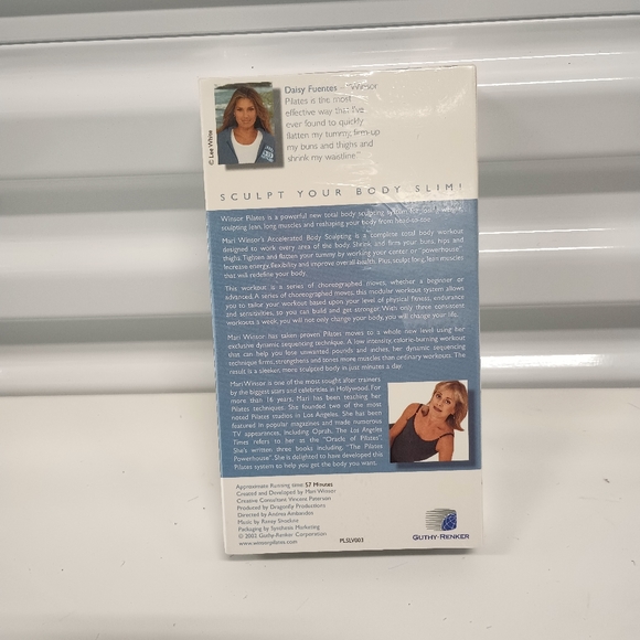 Vintage New Winsor Palates Body Sculpting VHS Video Tape Factory Sealed - Picture 6 of 16